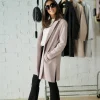 Laia Laffaure Chaquetas Y Abrigos<Abrigo estilo Levita Rosa