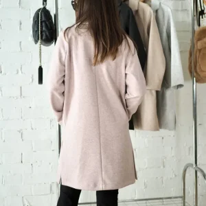 Laia Laffaure Chaquetas Y Abrigos<Abrigo estilo Levita Rosa