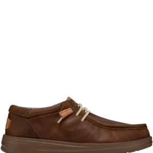 Hombre HeyDude Mocasines<Mocasín Wally Grip Craft Leather