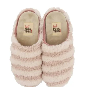 Mujer Gioseppo Zapatillas Casa<Zapatillas Casa Skarup Rayas Rosa