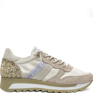 Mujer Cetti Zapatillas Deportivas<Zapatillas C847 Ante Raso Ivory