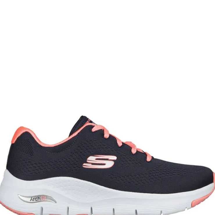 zapatillas_skechers_arch__0-1.webp Mujer Skechers Zapatos De Confort | Zapatillas Deportivas<Zapatillas Arch Fit – Big Appeal Navy/Coral
