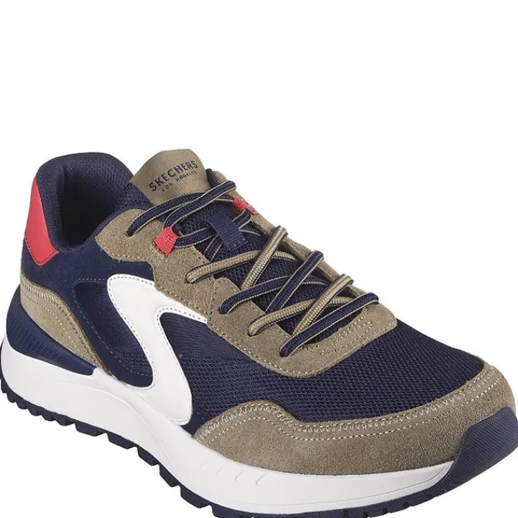 zapatillas_skechers_fury__1.webp Hombre Skechers Zapatos De Confort | Zapatillas Deportivas<Zapatillas Fury Lace Low Navy
