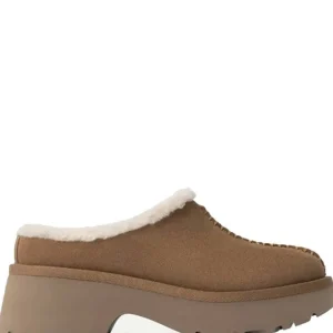 Mujer Ugg Zuecos | Botas Y Botines<Zueco W New Heights Chestnut
