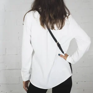 Laia Laffaure Partes De Arriba<Camisa Básica Blanca