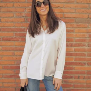 Laia Laffaure Partes De Arriba<Camisa Satinada