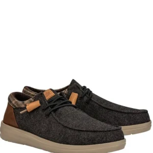 Hombre HeyDude Mocasines<Mocasín Wally Grip Wool Charcoal