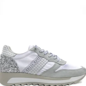 Mujer Cetti Zapatillas Deportivas<Zapatillas C847 Ante Raso Blanco