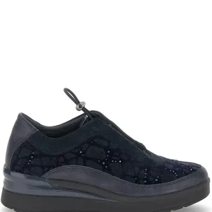 Mujer Stonefly Zapatos De Confort | Zapatos Cerrados<Zapato Cream 21 Velour/s Nappa Blueberry Blue