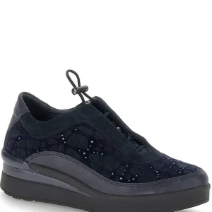 Mujer Stonefly Zapatos De Confort | Zapatos Cerrados<Zapato Cream 21 Velour/s Nappa Blueberry Blue